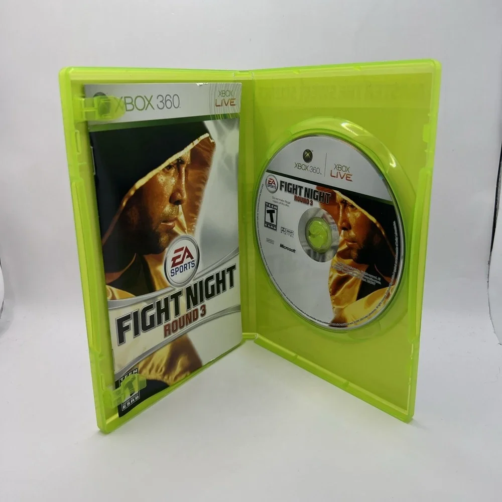 Fight Night Round 3 (Microsoft Xbox 360, 2006) Complete With Manuel